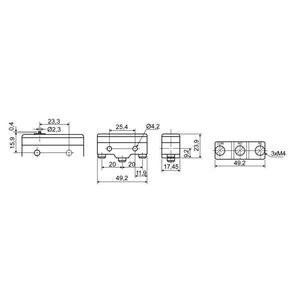 Мікровимикач кінцевий АСКО Z-15G-B ( A0050040009 )